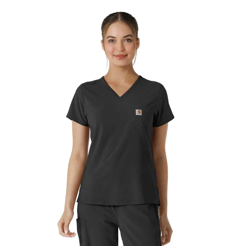 Blusa médica Force Cross-Flex para mujer, para meter por dentro