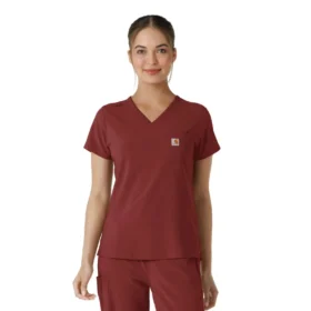 Blusa médica Force Cross-Flex para mujer, para meter por dentro