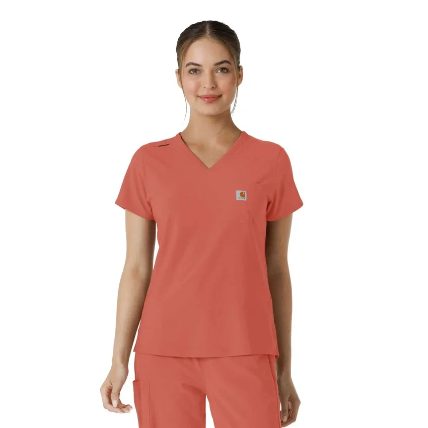 Blusa médica Force Cross-Flex para mujer, para meter por dentro