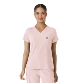Blusa médica Force Cross-Flex para mujer, para meter por dentro