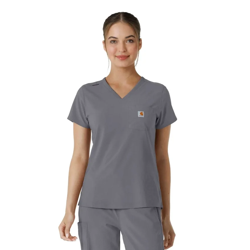 Blusa médica Force Cross-Flex para mujer, para meter por dentro