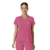 Blusa médica Force Cross-Flex para mujer, para meter por dentro