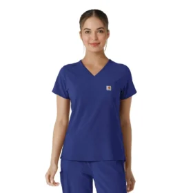 Blusa médica Force Cross-Flex para mujer, para meter por dentro