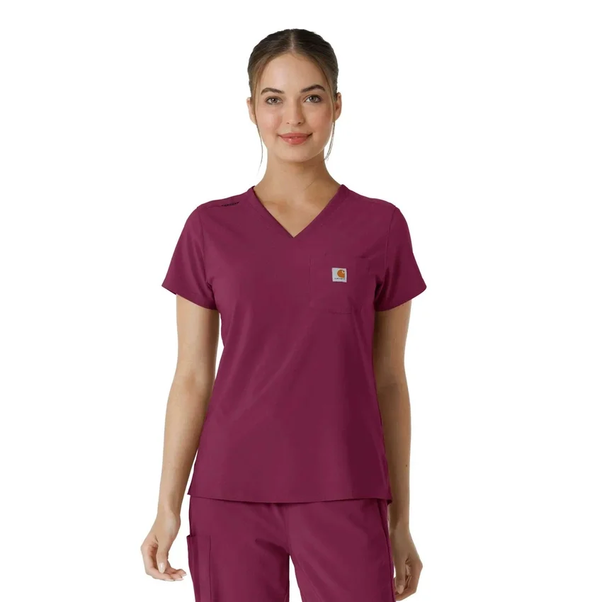 Blusa médica Force Cross-Flex para mujer, para meter por dentro