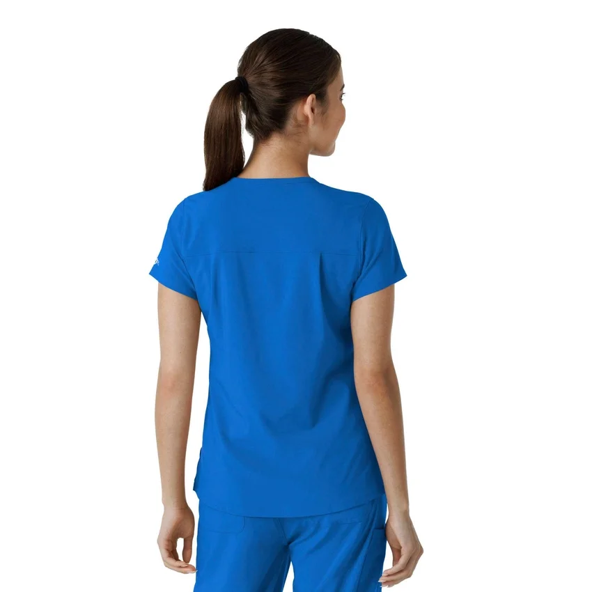 Blusa médica Force Cross-Flex para mujer, para meter por dentro