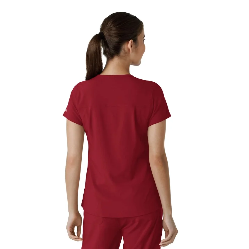 Blusa médica Force Cross-Flex para mujer, para meter por dentro