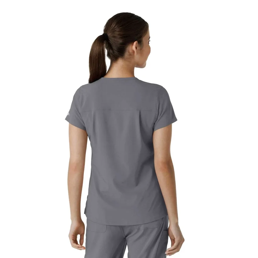 Blusa médica Force Cross-Flex para mujer, para meter por dentro