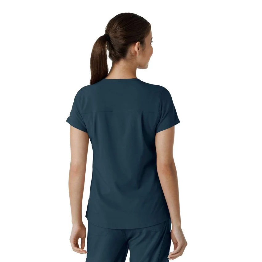 Blusa médica Force Cross-Flex para mujer, para meter por dentro