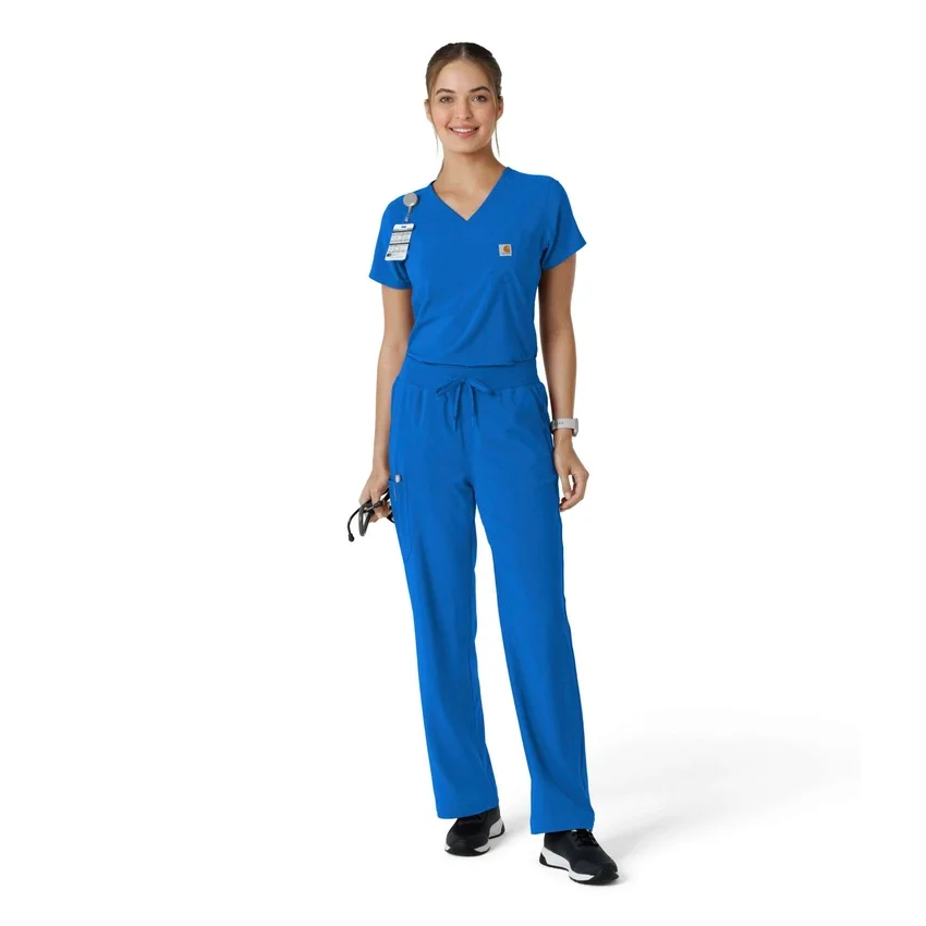 Blusa médica Force Cross-Flex para mujer, para meter por dentro