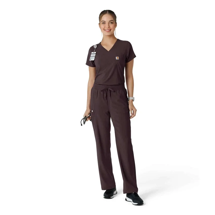 Blusa médica Force Cross-Flex para mujer, para meter por dentro