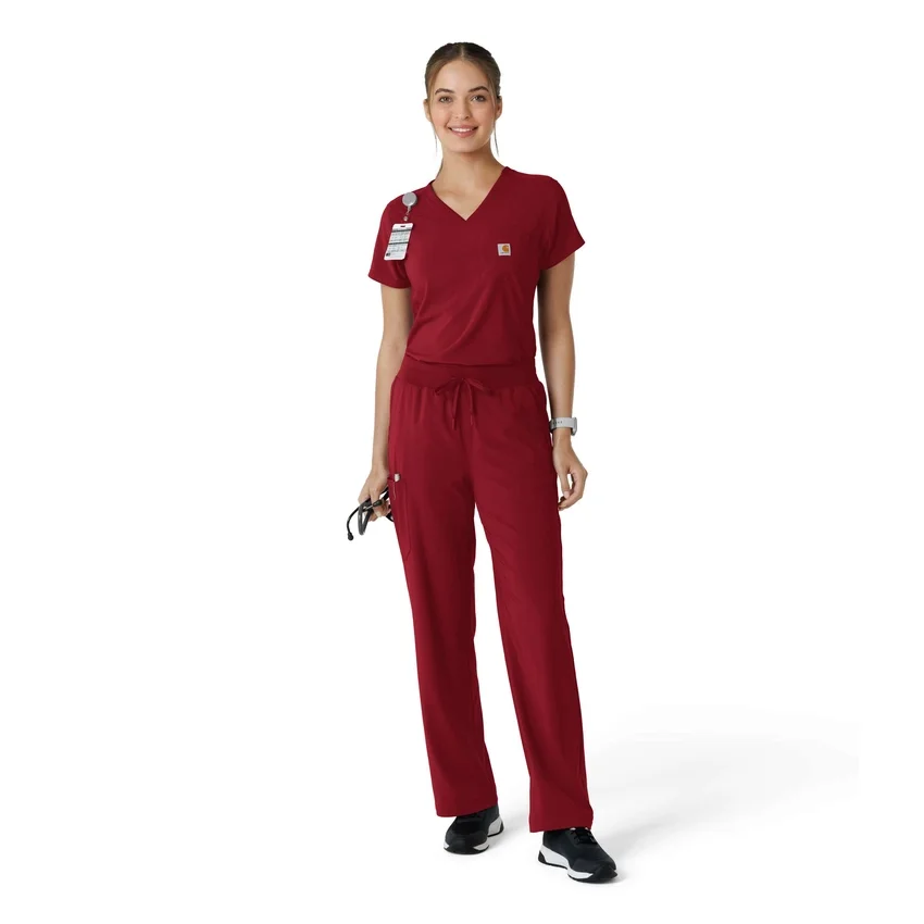 Blusa médica Force Cross-Flex para mujer, para meter por dentro