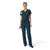Blusa médica Force Cross-Flex para mujer, para meter por dentro