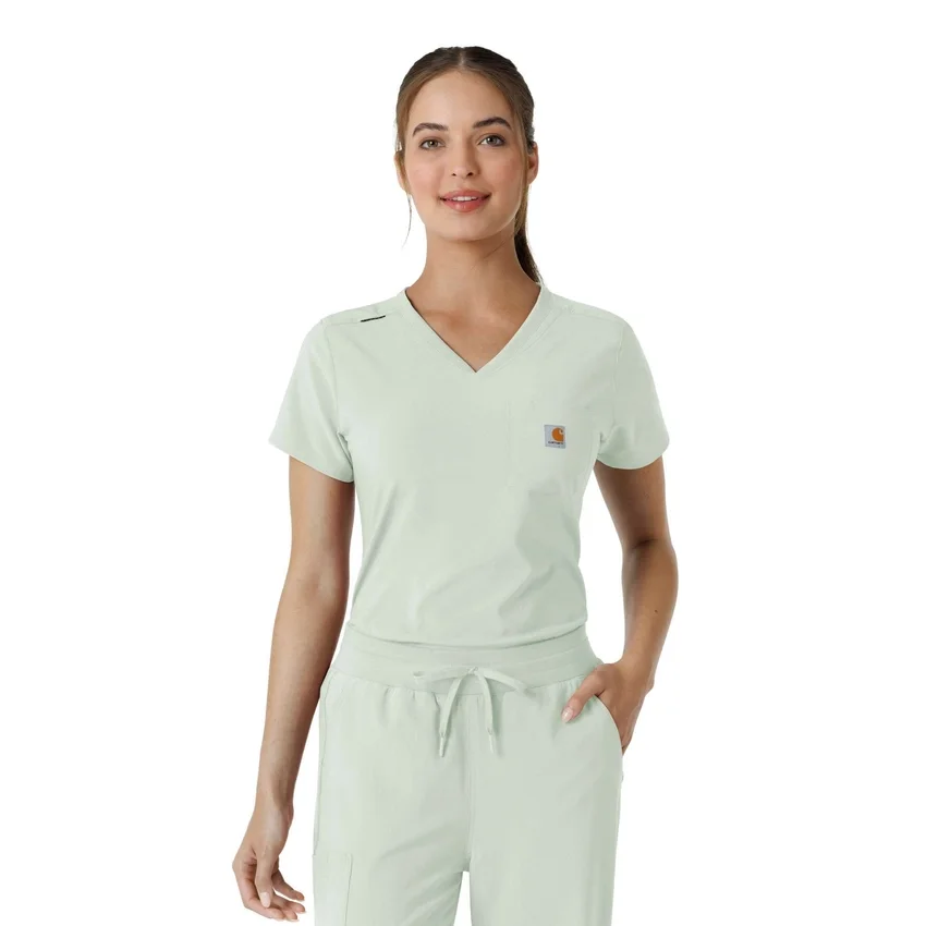 Blusa médica Force Cross-Flex para mujer, para meter por dentro