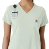 Blusa médica Force Cross-Flex para mujer, para meter por dentro