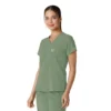 Blusa médica Force Cross-Flex para mujer, para meter por dentro
