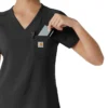 Blusa médica Force Cross-Flex para mujer, para meter por dentro