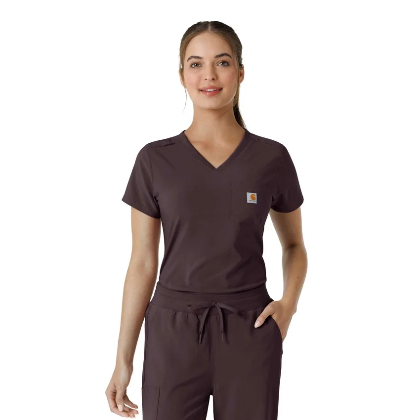 Blusa médica Force Cross-Flex para mujer, para meter por dentro