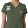Blusa médica Force Cross-Flex para mujer, para meter por dentro