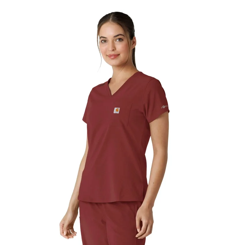 Blusa médica Force Cross-Flex para mujer, para meter por dentro