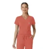 Blusa médica Force Cross-Flex para mujer, para meter por dentro