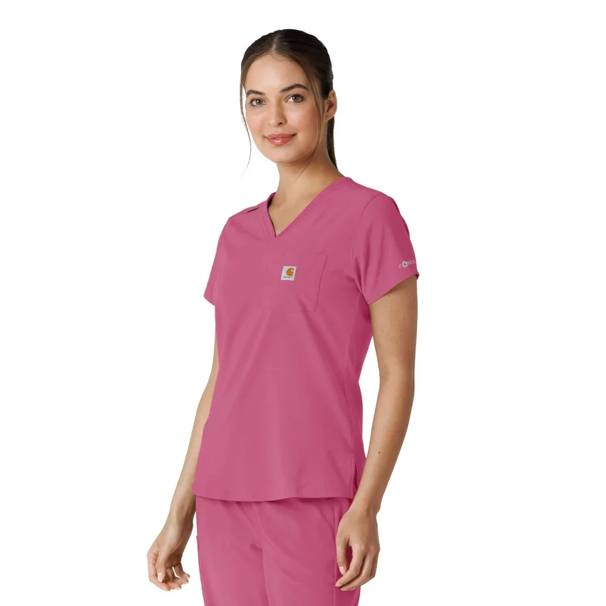 Blusa médica Force Cross-Flex para mujer, para meter por dentro