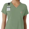 Blusa médica Force Cross-Flex para mujer, para meter por dentro