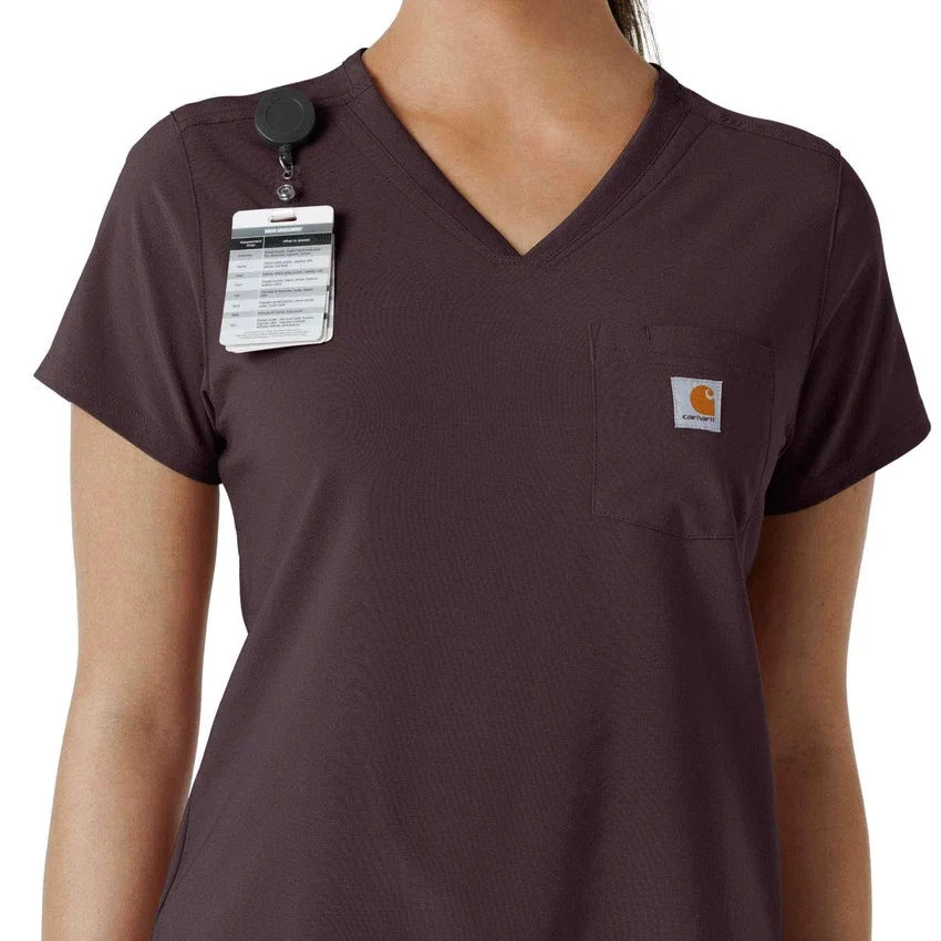 Blusa médica Force Cross-Flex para mujer, para meter por dentro