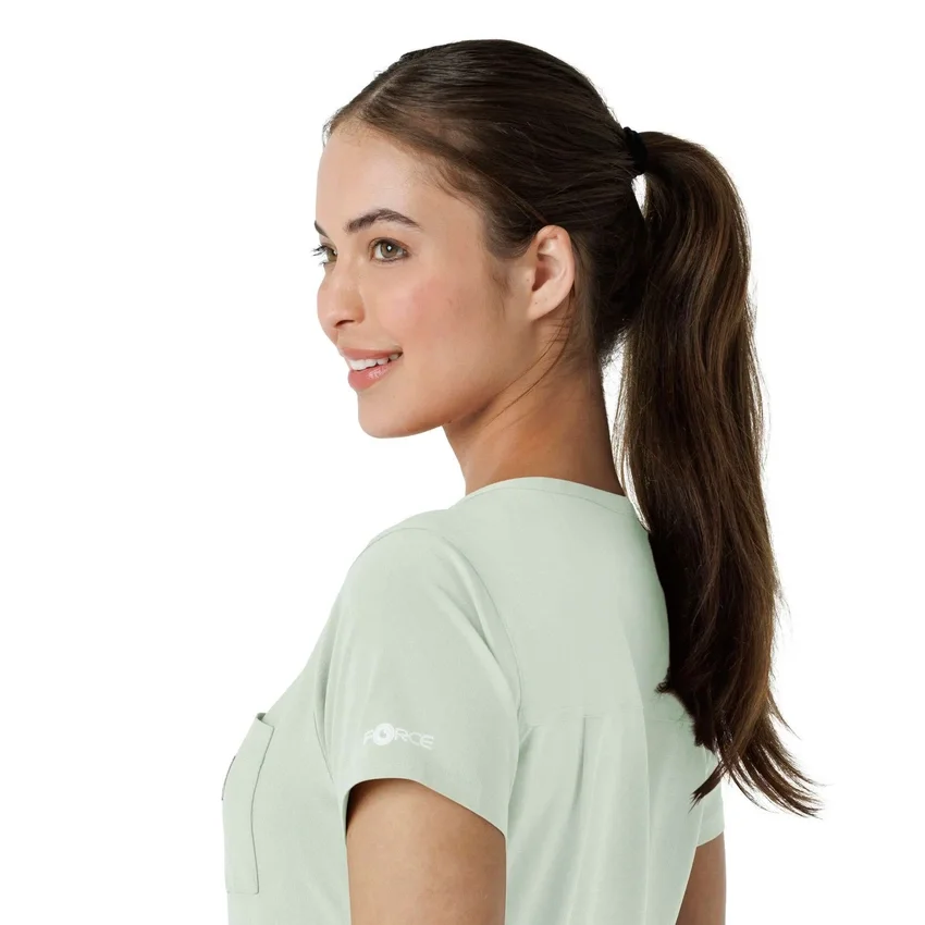 Blusa médica Force Cross-Flex para mujer, para meter por dentro
