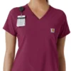 Blusa médica Force Cross-Flex para mujer, para meter por dentro