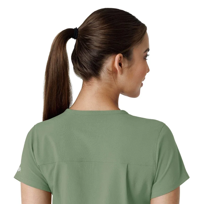 Blusa médica Force Cross-Flex para mujer, para meter por dentro