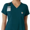 Blusa médica Force Cross-Flex para mujer, para meter por dentro