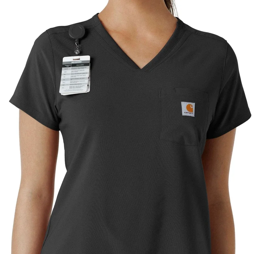 Blusa médica Force Cross-Flex para mujer, para meter por dentro