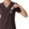 Blusa médica Force Cross-Flex para mujer, para meter por dentro