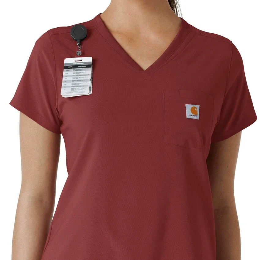 Blusa médica Force Cross-Flex para mujer, para meter por dentro