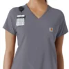 Blusa médica Force Cross-Flex para mujer, para meter por dentro