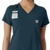 Blusa médica Force Cross-Flex para mujer, para meter por dentro