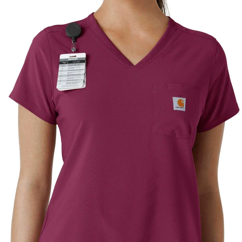 Blusa médica Force Cross-Flex para mujer, para meter por dentro