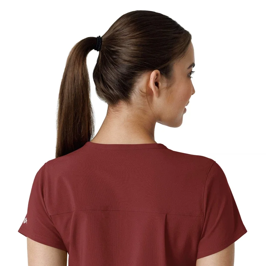 Blusa médica Force Cross-Flex para mujer, para meter por dentro
