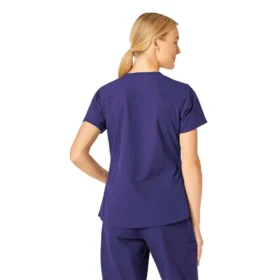 Blusa médica Force Essentials con cuello en V para mujer