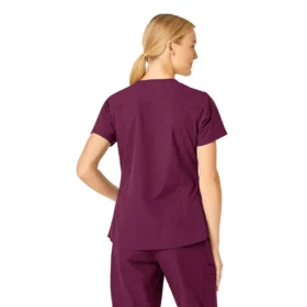 Blusa médica Force Essentials con cuello en V para mujer