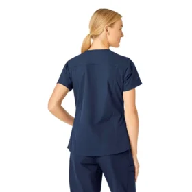 Blusa médica Force Essentials con cuello en V para mujer