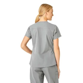 Blusa médica Force Essentials con cuello en V para mujer