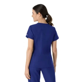 Blusa médica Force Essentials con cuello en V para mujer
