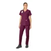 Blusa médica Force Essentials con cuello en V para mujer