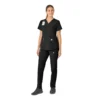 Blusa médica Force Essentials con cuello en V para mujer