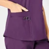 Blusa médica Force Essentials con cuello en V para mujer