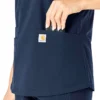 Blusa médica Force Essentials con cuello en V para mujer