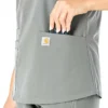 Blusa médica Force Essentials con cuello en V para mujer