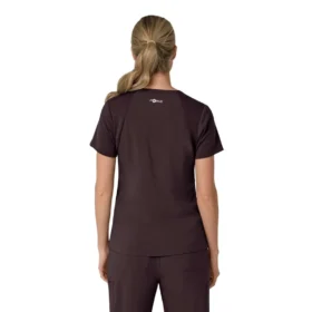 Blusa médica para mujer Force Cross-Flex con cuello en V y paneles elásticos