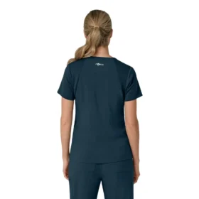 Blusa médica para mujer Force Cross-Flex con cuello en V y paneles elásticos